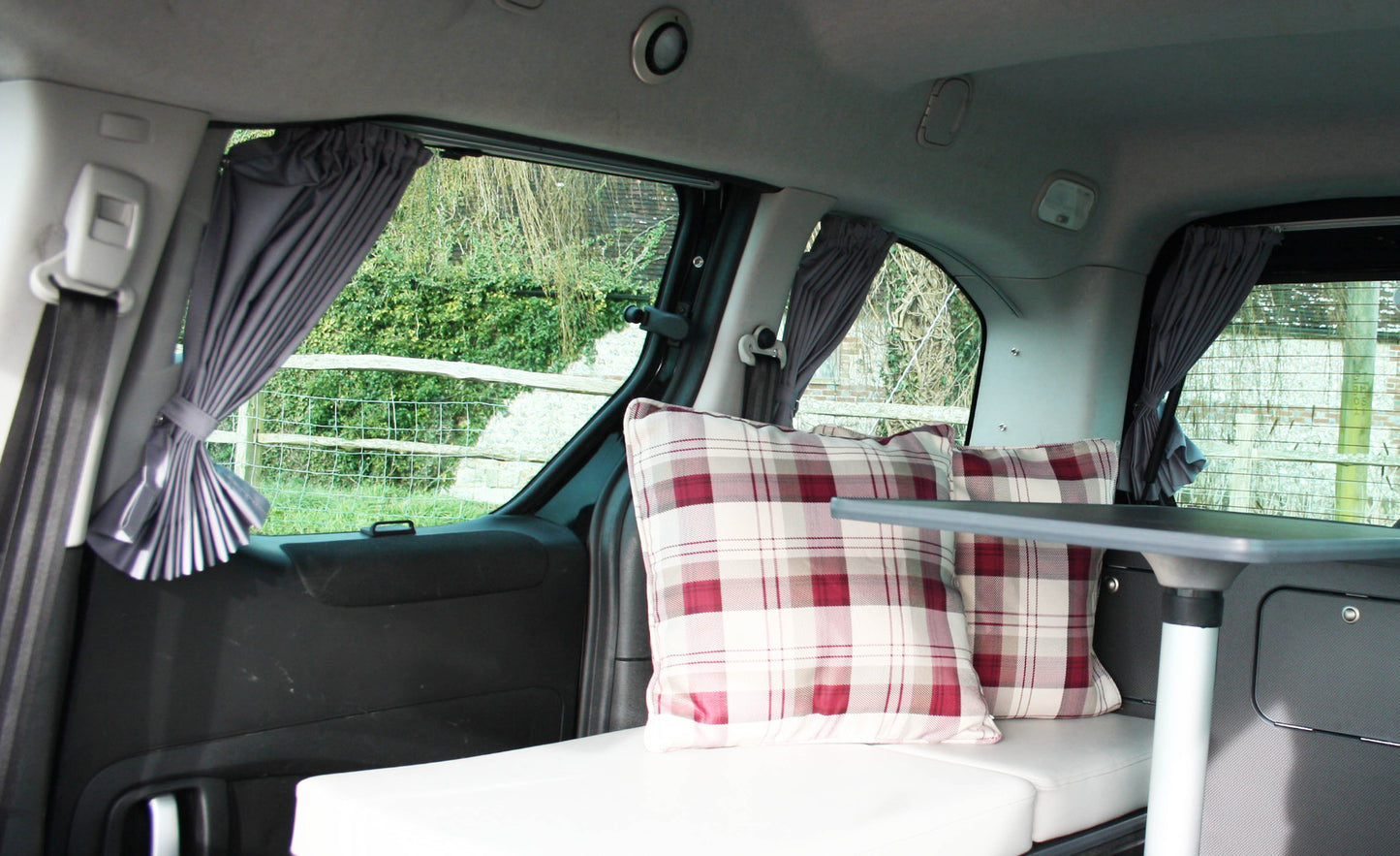 Citroen Berlingo or Peugeot Partner Curtains - Full Set MK2 2008-2018