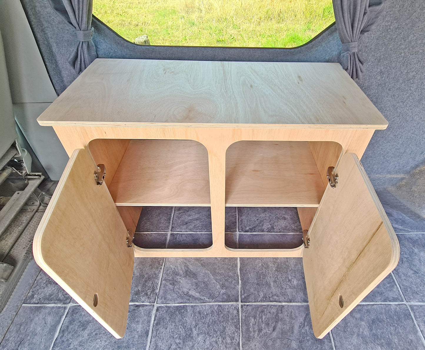 Camper PLY cupboard, Kitchen pod, Motorhome kitchen pod, camper pod storage