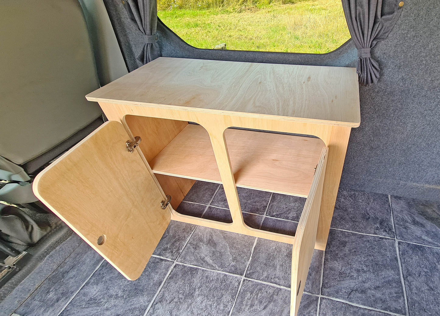 Camper PLY cupboard, Kitchen pod, Motorhome kitchen pod, camper pod storage