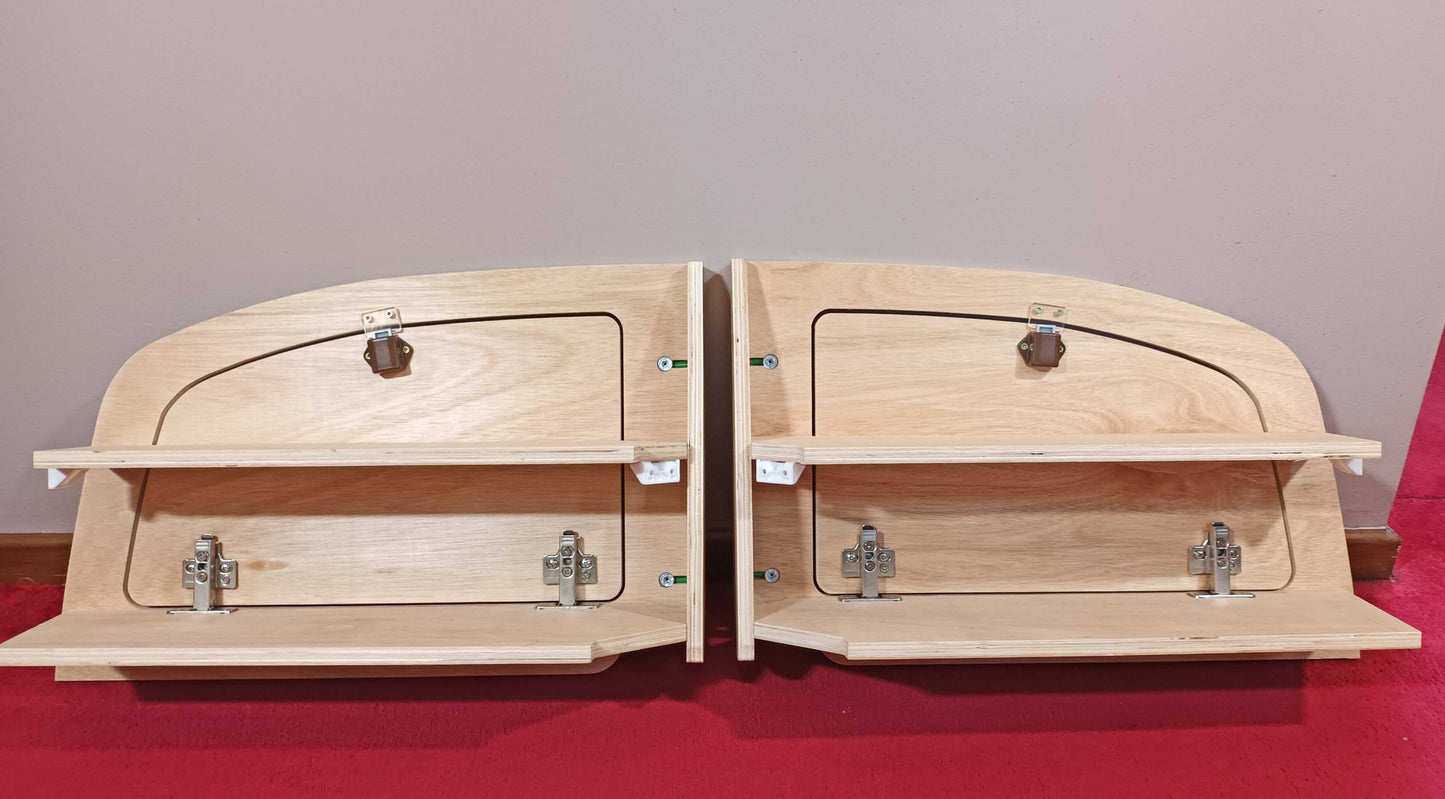 Citroen Berlingo or Peugeot Partner Bare Storage Boxes Single Door - MK2 2008-2018