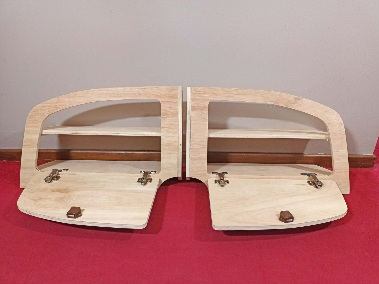 Citroen Berlingo or Peugeot Partner Bare Storage Boxes Single Door - MK2 2008-2018