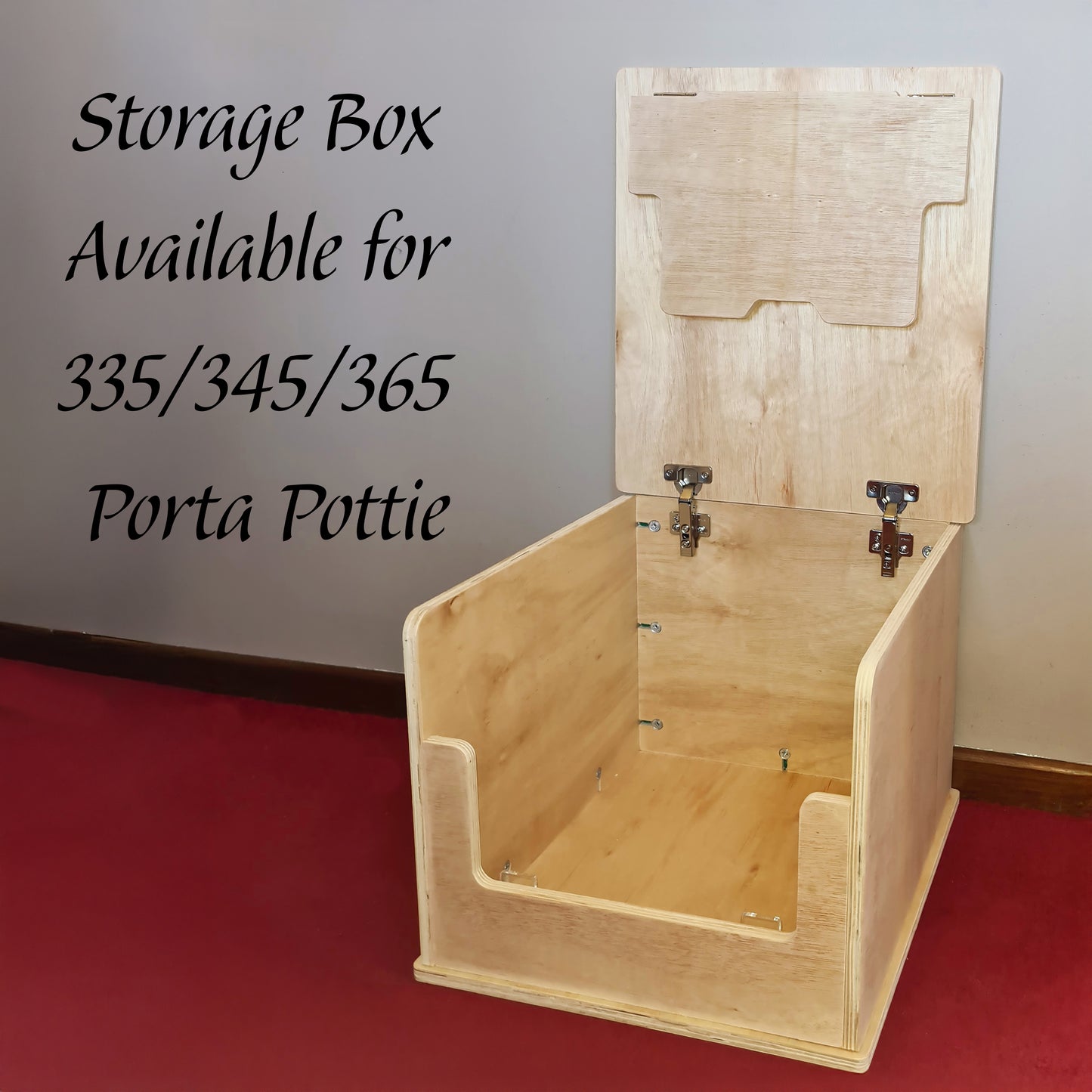 Camper van Seat/Toilet Storage Box PLY Thetford Porta Potti 145/345 T5 T6