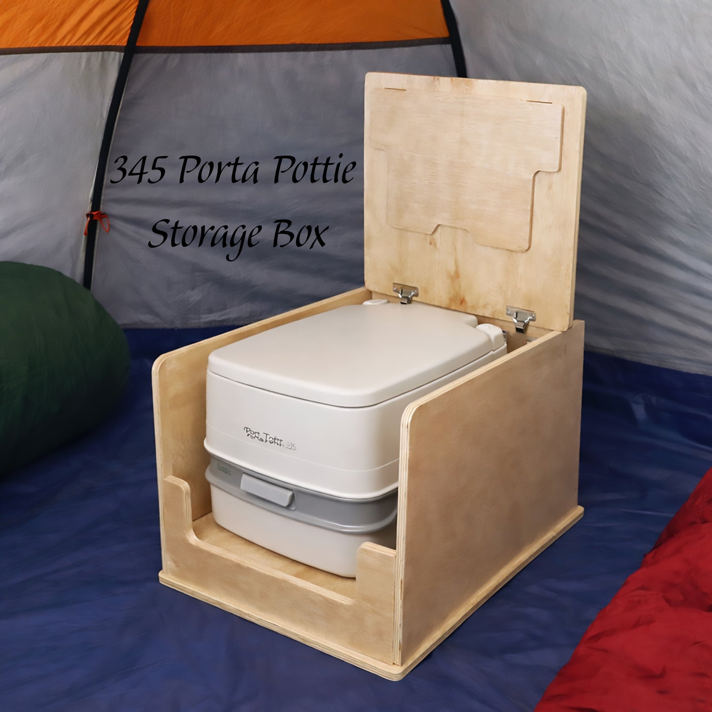 Camper van Seat/Toilet Storage Box PLY Thetford Porta Potti 145/345 T5 T6
