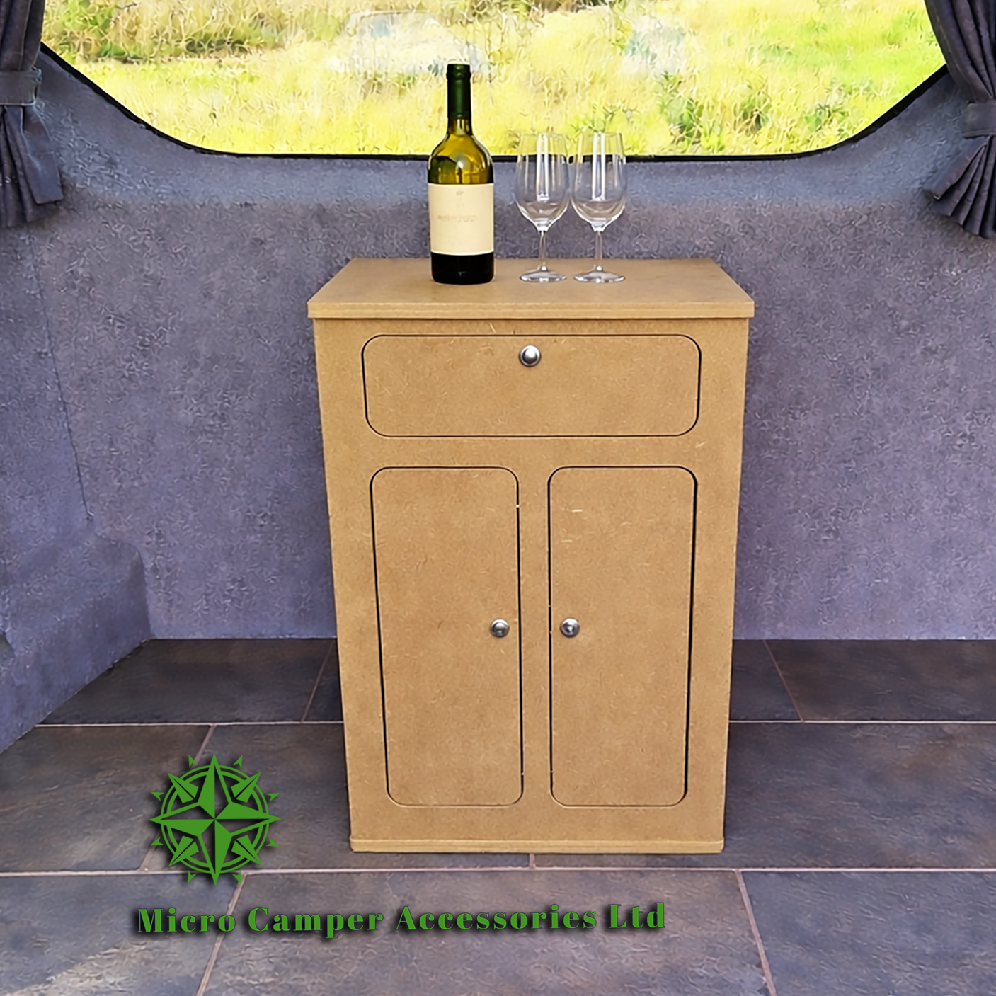 Camper Van kitchen unit MDF. Easy Assembly.