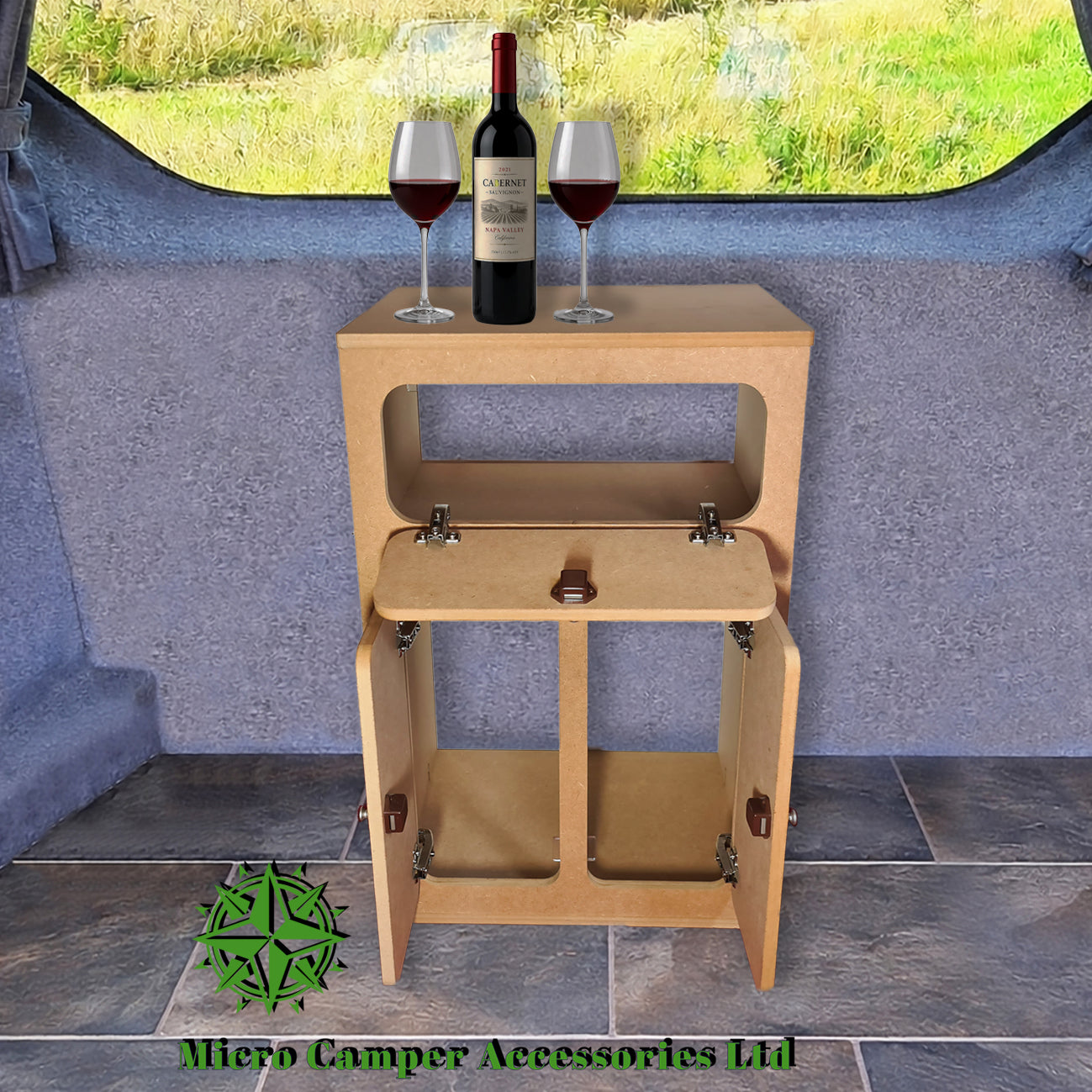 Camper Van kitchen unit MDF. Easy Assembly.