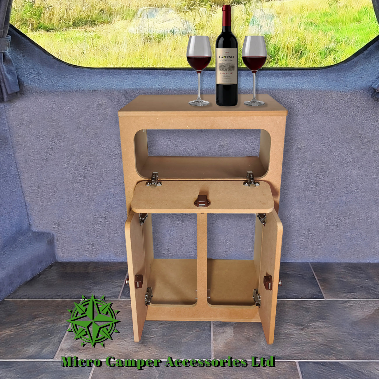 Camper Van kitchen unit MDF. Easy Assembly.