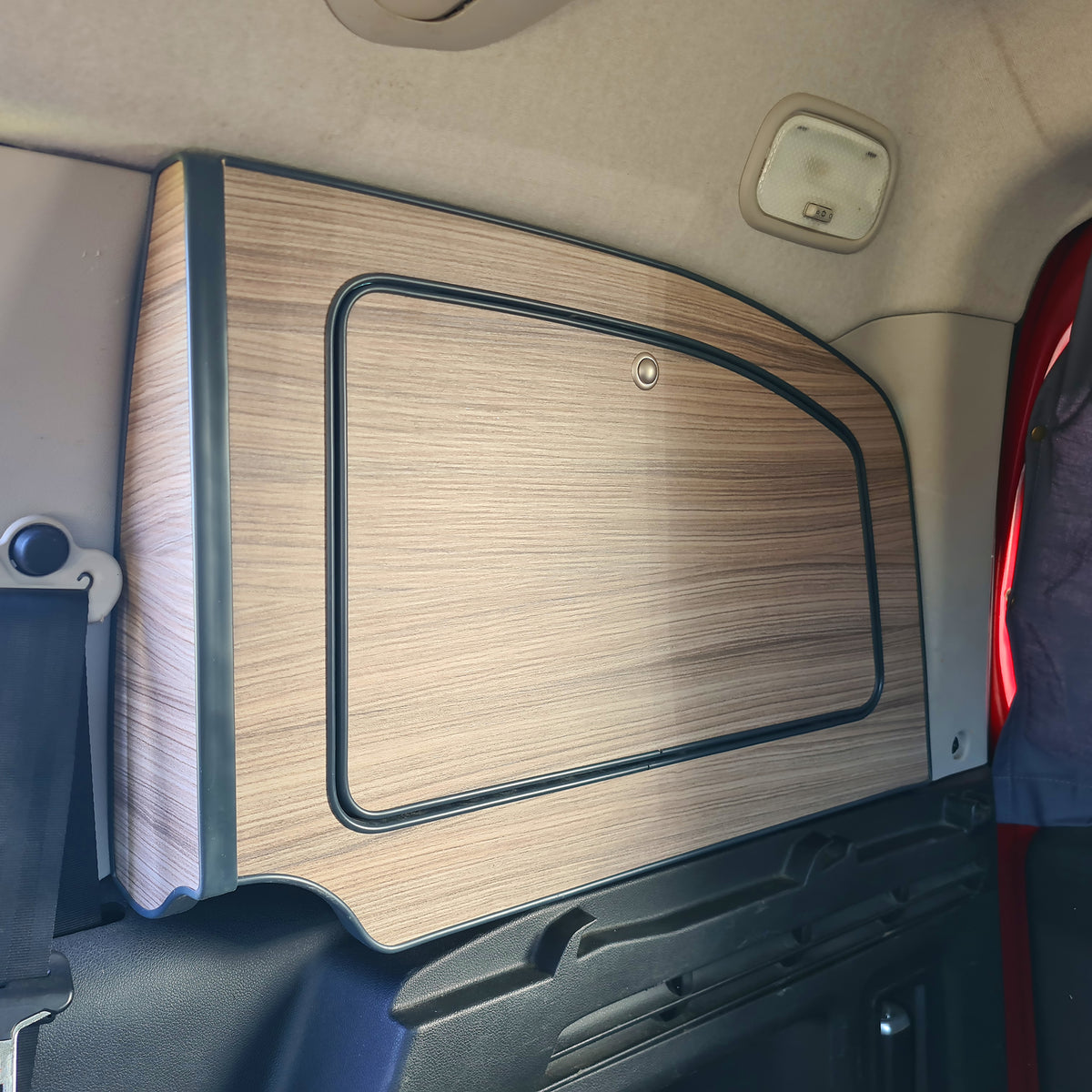 Citroen Berlingo or Peugeot Partner Driftwood laminate Storage Boxes Single Door - MK2 2008-2018