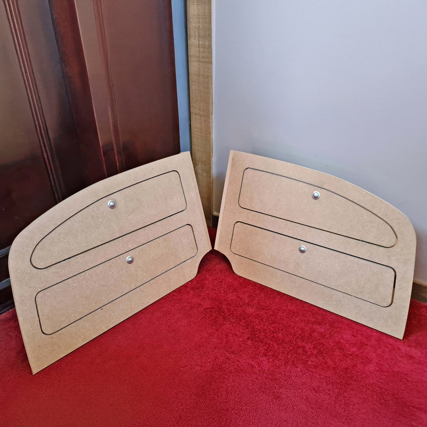 Citroen Berlingo or Peugeot Partner Bare MDF Storage Boxes - MK2 2008-2018