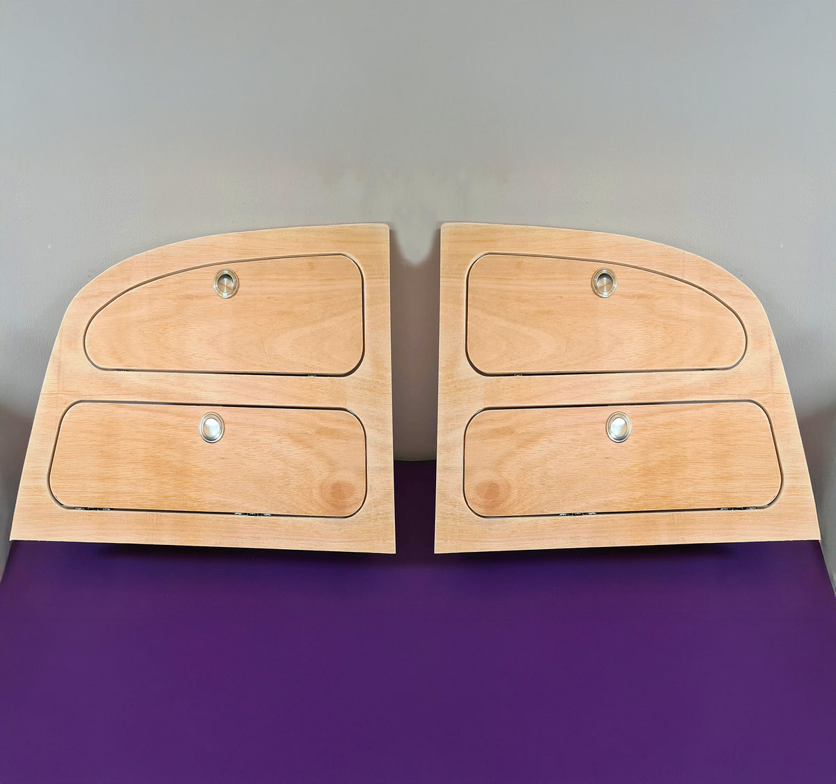 Citroen Berlingo or Peugeot Partner Set of Bare Storage Boxes MK3 2018 Onwards