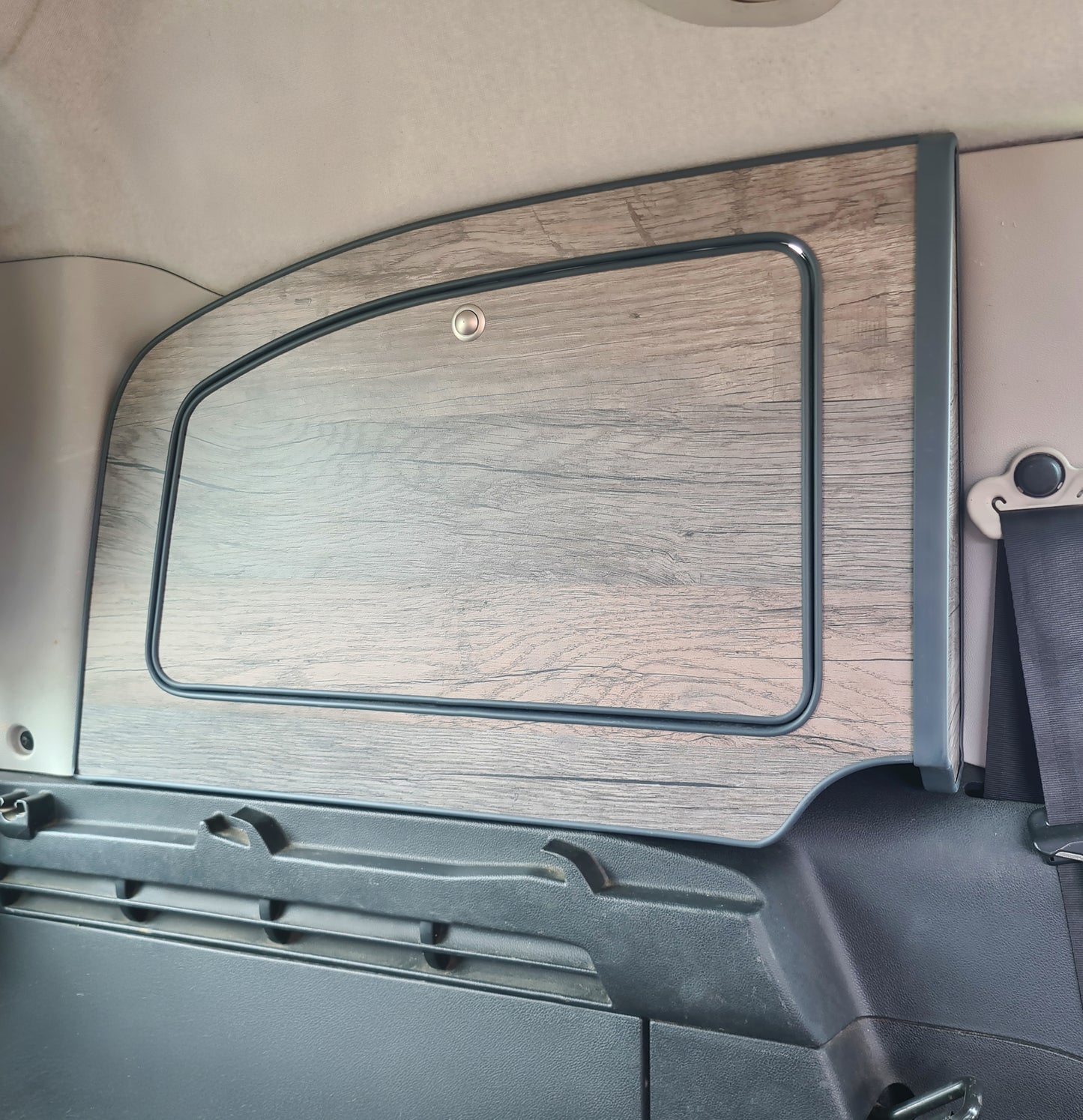 Citroen Berlingo or Peugeot Partner Oak laminate Storage Boxes Single Door - MK2 2008-2018