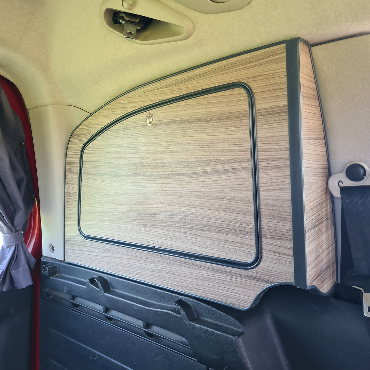Citroen Berlingo or Peugeot Partner Driftwood laminate Storage Boxes Single Door - MK2 2008-2018