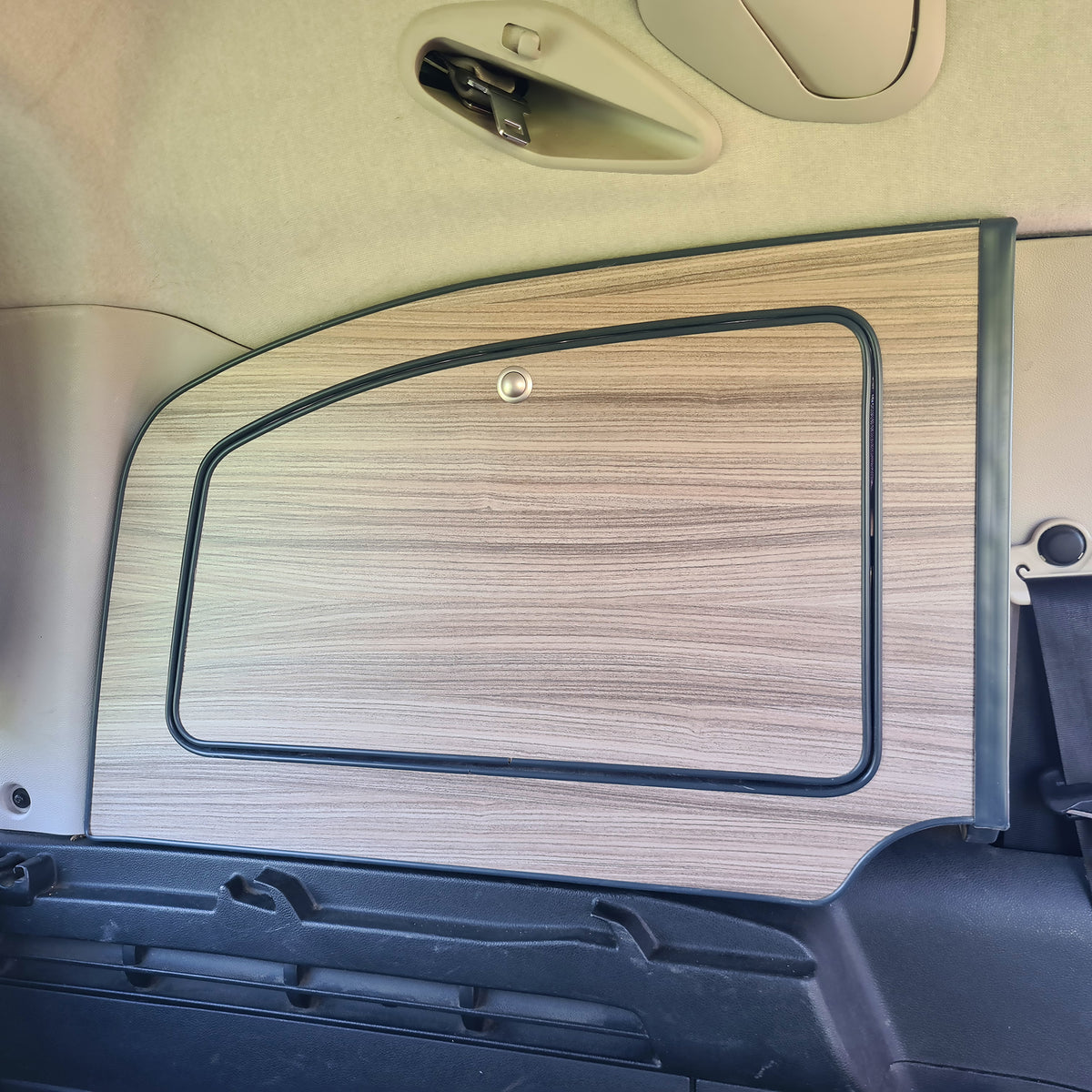 Citroen Berlingo or Peugeot Partner Driftwood laminate Storage Boxes Single Door - MK2 2008-2018