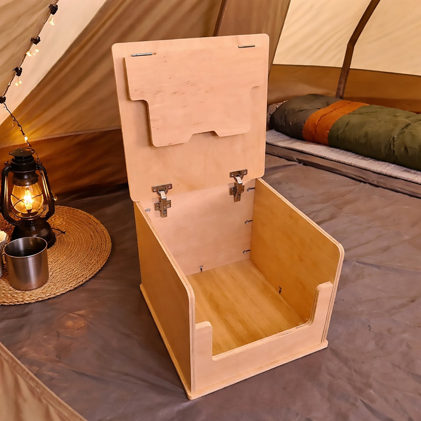 Camper van Seat/Toilet Storage Box PLY Thetford Porta Potti 335 T5 T6