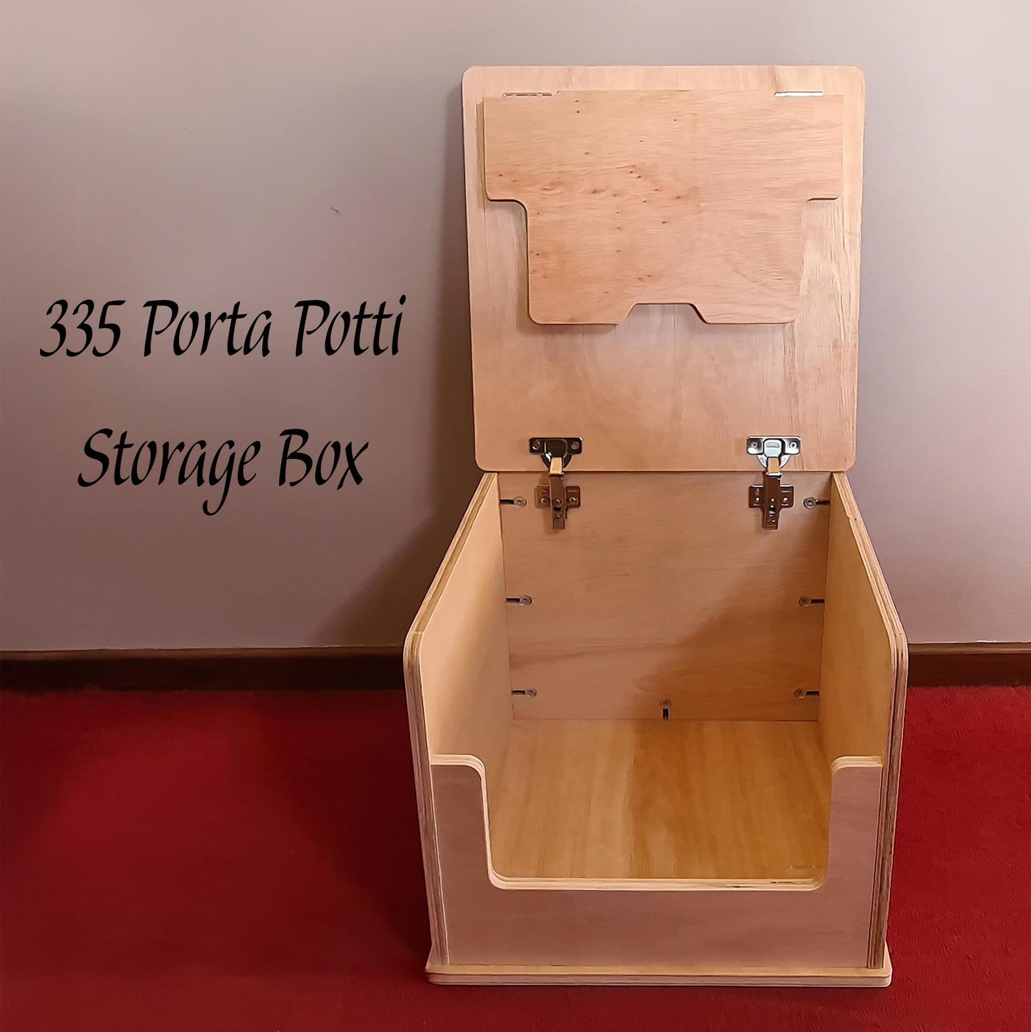 Camper van Seat/Toilet Storage Box PLY Thetford Porta Potti 335 T5 T6