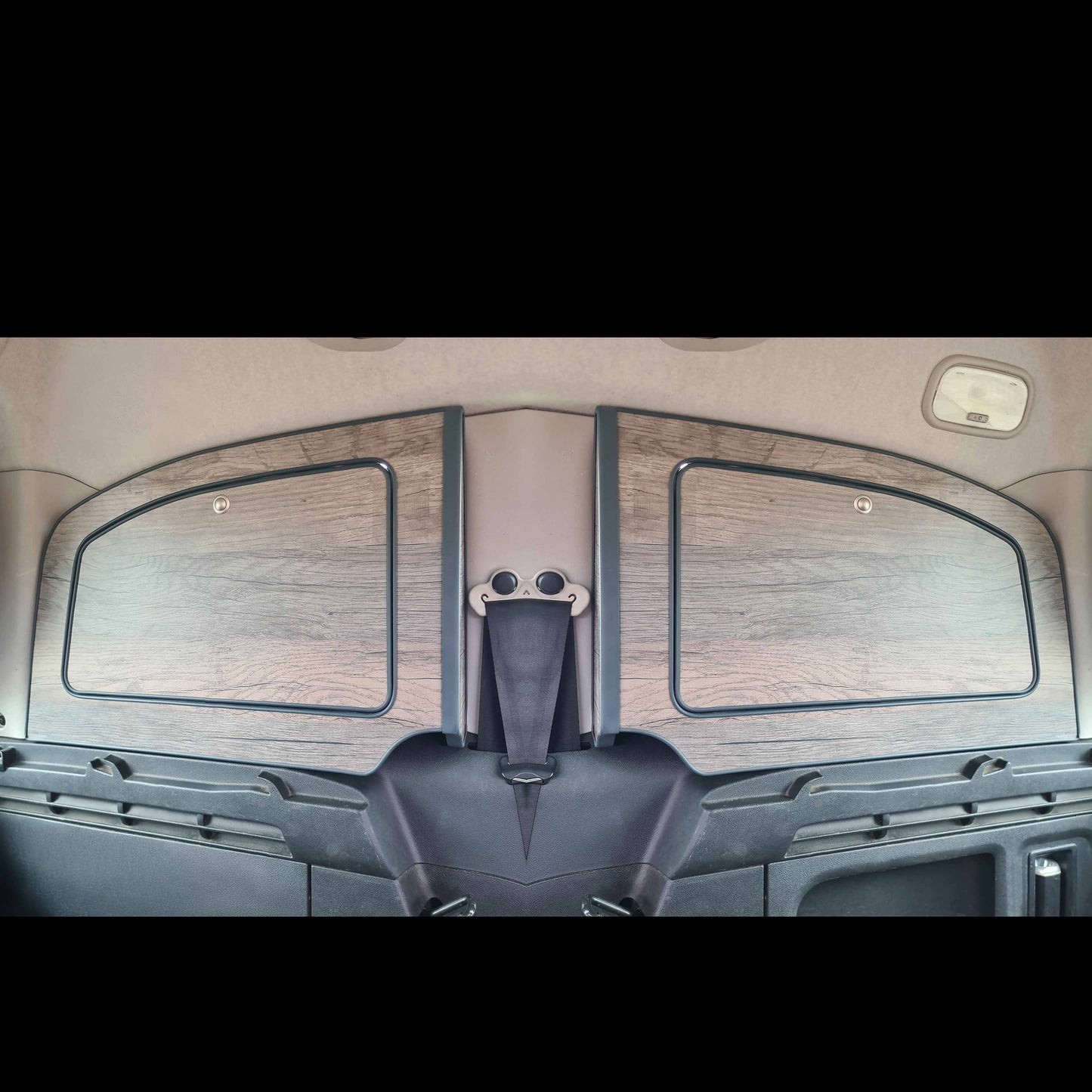 Citroen Berlingo or Peugeot Partner Oak laminate Storage Boxes Single Door - MK2 2008-2018